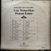 Lata Mangeshkar, Hemant Kumar - Memorable Duets From Films (Vinyl)